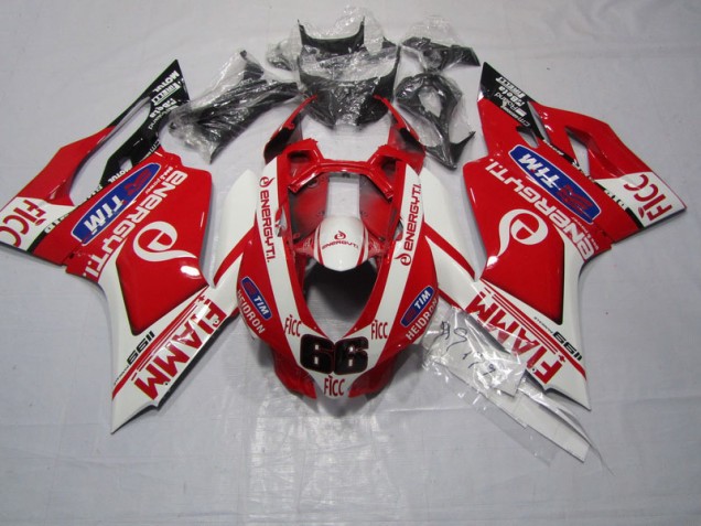 Ducati 1199 2011-2014 Motorrad Verkleidungen - Rot FIAMM FICC