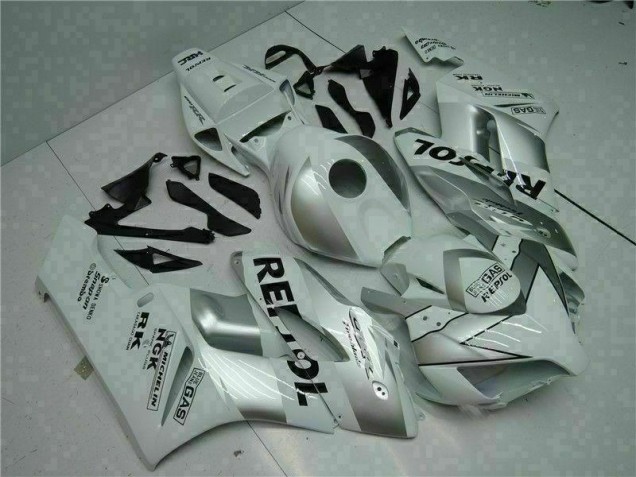 Honda CBR 1000 RR 2004-2005 Motorrad Verkleidung - Silber Weiß Repsol