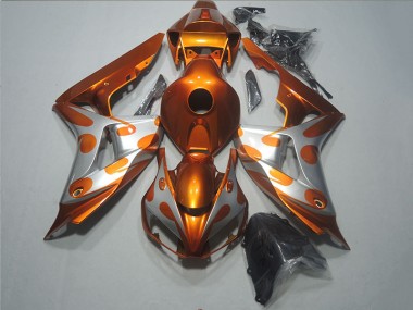 Honda CBR 1000 RR 2006-2007 Motorrad Verkleidungen - Orange