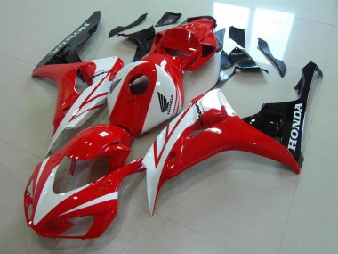 Honda CBR 1000 RR 2006-2007 Motorrad Verkleidungen - Rot Weiß