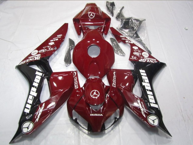 Honda CBR 1000 RR 2006-2007 Motorrad Verkleidungen - Rot Yates