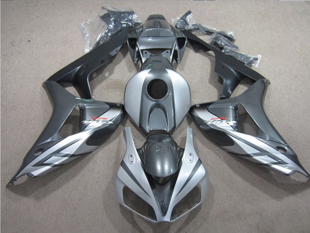 Honda CBR 1000 RR 2006-2007 Motorrad Verkleidungen - Schwarz Grau Fireblade