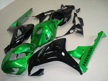 Honda CBR 1000 RR 2006-2007 Motorrad Verkleidungen - Schwarz Grün