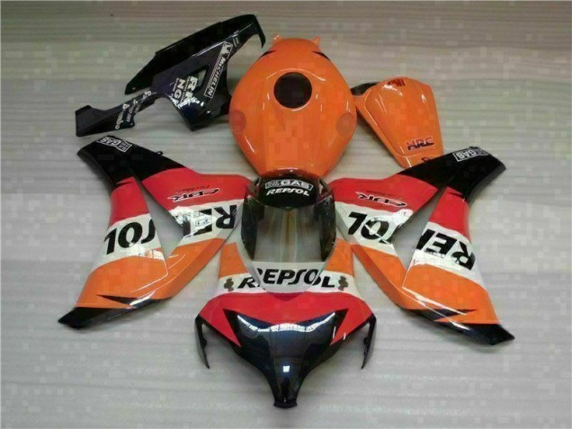 Honda CBR 1000 RR 2008-2011 Motorrad Verkleidungen - Orange Repsol