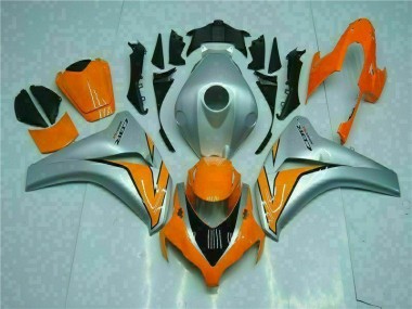 Honda CBR 1000 RR 2008-2011 Motorrad Verkleidungen - Orange Silber