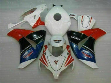 Honda CBR 1000 RR 2008-2011 Motorrad Verkleidungen & Plastik - Rot Weiß