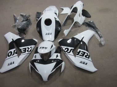 Honda CBR 1000 RR 2008-2011 Motorrad Verkleidungen - Schwarz Weiß Repsol