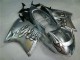 Honda CBR 1100 XX 1996-2007 Motorrad Verkleidungen - Flamme Silber grau