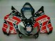 Honda CBR 600 F4i 2001-2003 Motorrad Verkleidungen - Rot Weiß Blau Castrol Cycle World