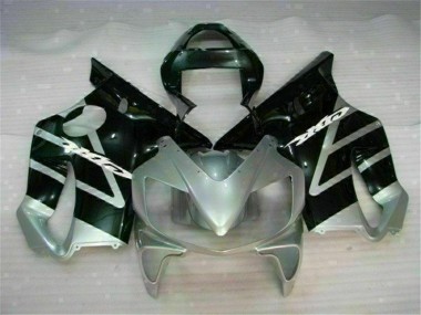 Honda CBR 600 F4i 2001-2003 Motorrad Verkleidungen - Schwarz Silber