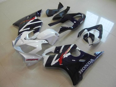 Honda CBR 600 F4i 2001-2003 Motorrad Verkleidungen - Schwarz Weißer F Sport