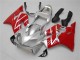 Honda CBR 600 F4i 2001-2003 Motorrad Verkleidungen - Silber Rot