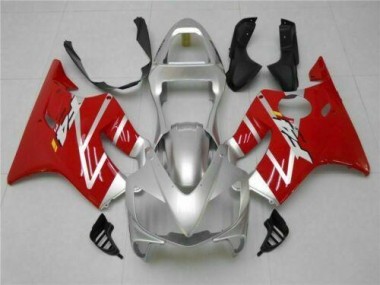 Honda CBR 600 F4i 2001-2003 Motorrad Verkleidungen - Silber Rot