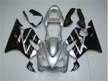 Honda CBR 600 F4i 2001-2003 Motorrad Verkleidungen - Silber Schwarz