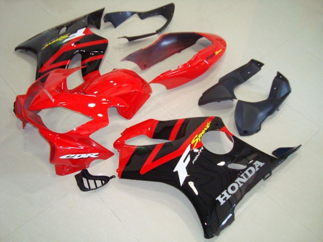 Honda CBR 600 F4i 2004-2007 Motorrad Verkleidungen - Rot Schwarz Rot Tail