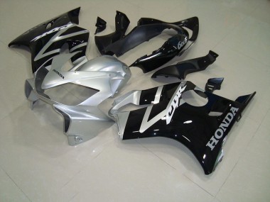 Honda CBR 600 F4i 2004-2007 Motorrad Verkleidungen - Schwarz Silber