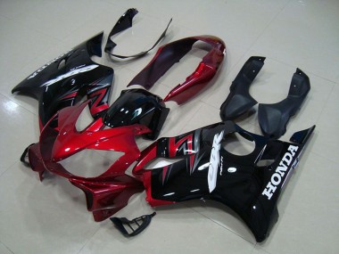 Honda CBR 600 F4i 2004-2007 Motorrad Vollverkleidung - Schwarz Rot