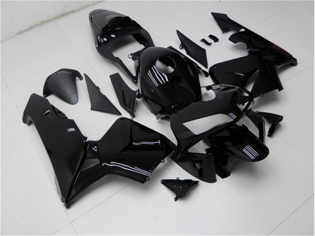 Honda CBR 600 RR 2003-2004 Motorrad Verkleidung - Glänzend Schwarz