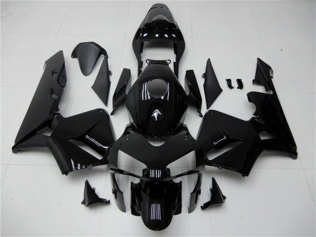 Honda CBR 600 RR 2003-2004 Motorrad Verkleidung - Glänzend Schwarz