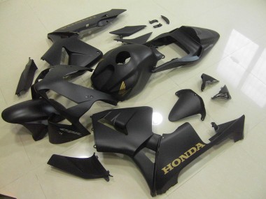 Honda CBR 600 RR 2003-2004 Motorrad Verkleidungen - Matt Schwarz Gold