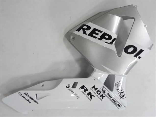 Honda CBR 600 RR 2003-2004 Motorrad Verkleidungen - Silber Weiß Schwarz Repsol