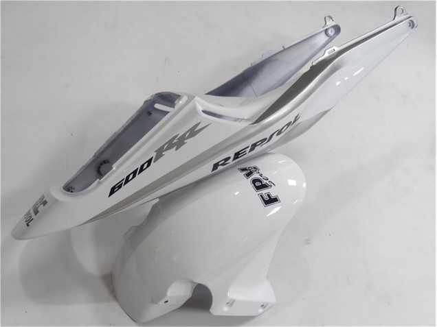 Honda CBR 600 RR 2003-2004 Motorrad Verkleidungen - Silver Weiß Schwarz Repsol