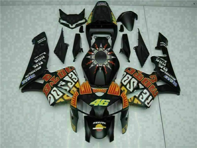 Honda CBR 600 RR 2005-2006 Motor Vollverkleidung - Schwarz