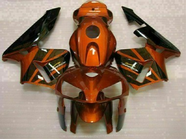 Honda CBR 600 RR 2005-2006 Motorrad Verkleidung - Orange Schwarz