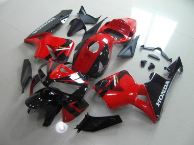 Honda CBR 600 RR 2005-2006 Motorrad Verkleidung - Rot Schwarz