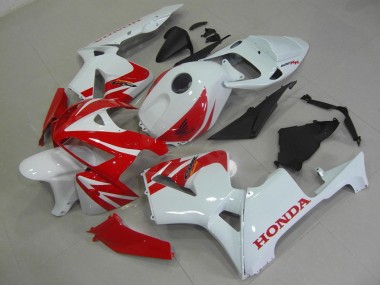 Honda CBR 600 RR 2005-2006 Motorrad Verkleidung - Rot Weiß