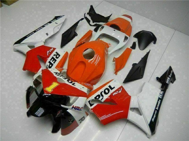 Honda CBR 600 RR 2005-2006 Motorrad Verkleidungen - Orange Repsol