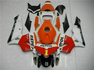 Honda CBR 600 RR 2005-2006 Motorrad Verkleidungen - Orange Repsol