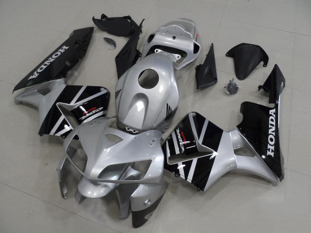 Honda CBR 600 RR 2005-2006 Motorrad Verkleidungen - Silber Grau