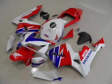 Honda CBR 600 RR 2005-2006 Motorrad Verkleidungen - Weiß Blau Rot Motul HRC