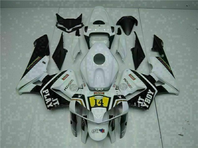 Honda CBR 600 RR 2005-2006 Motorrad Verkleidungen - Weiß Playboy 14