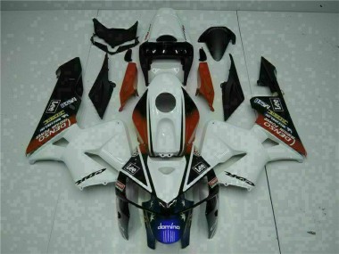 Honda CBR 600 RR 2005-2006 Motorrad Verkleidungen - Weiß Rot Schwarz Lee