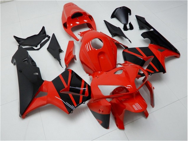 Honda CBR 600 RR 2005-2006 Motorrad Vollverkleidung - Rot Schwarz