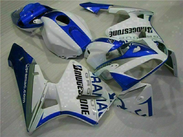 Honda CBR 600 RR 2005-2006 Motorrad Vollverkleidung - Weiß Blau