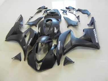 Honda CBR 600 RR 2007-2008 Motorrad Verkleidungen - Matt Schwarze Rennversion