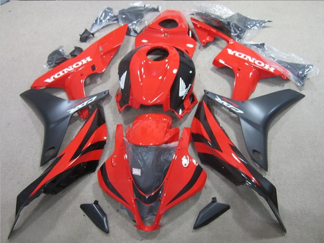 Honda CBR 600 RR 2007-2008 Motorrad Verkleidungen & Plastik - Schwarz Rot