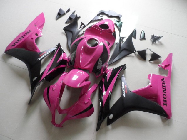 Honda CBR 600 RR 2007-2008 Motorrad Verkleidungen - Rosa Schwarz