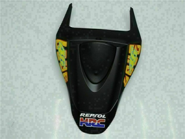 Honda CBR 600 RR 2007-2008 Motorrad Verkleidungen - Schwarz Gelb Repsol 46