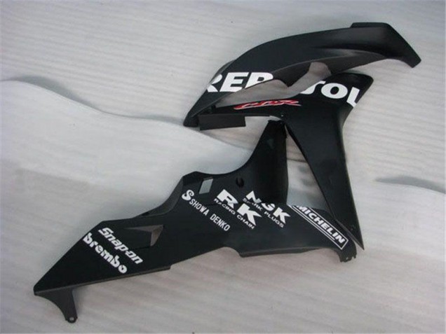 Honda CBR 600 RR 2007-2008 Motorrad Verkleidungen - Schwarz Repsol