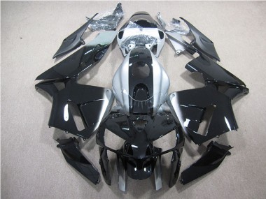 Honda CBR 600 RR 2007-2008 Motorrad Verkleidungen - Schwarz Silber