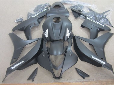 Honda CBR 600 RR 2007-2008 Motorrad Verkleidungen - Schwarz Weiß Aufkleber