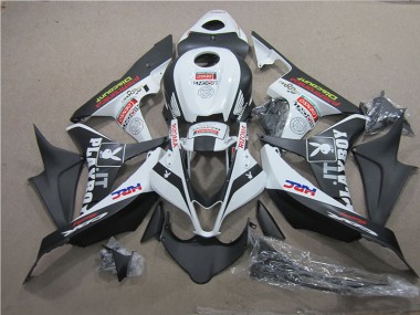 Honda CBR 600 RR 2007-2008 Motorrad Verkleidungen - Schwarz Weißes HRC