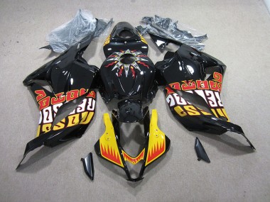 Honda CBR 600 RR 2009-2012 Motorrad Verkleidungen - Schwarz Gelb