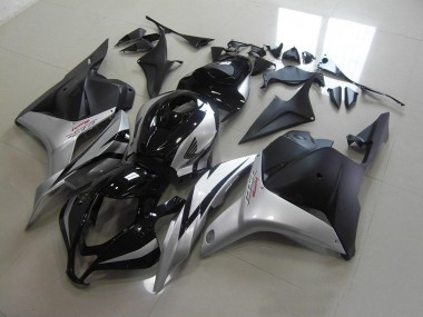 Honda CBR 600 RR 2009-2012 Motorrad Verkleidungen - Schwarz Silber