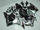 Honda CBR 600 RR 2009-2012 Motorrad Verkleidungen - Schwarz Silber Repsol