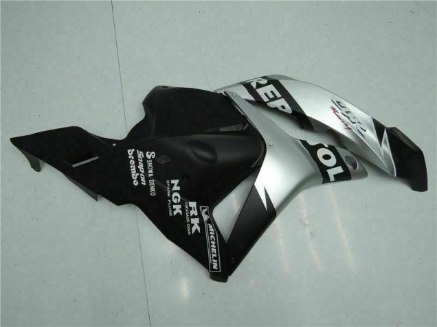 Honda CBR 600 RR 2009-2012 Motorrad Verkleidungen - Schwarz Silber Repsol